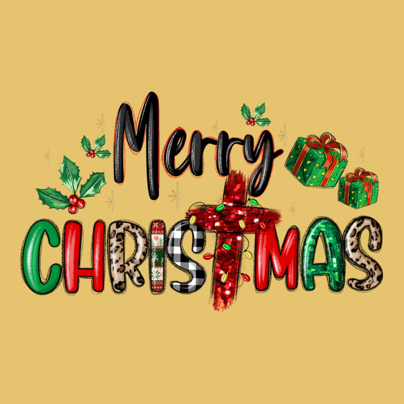 Faith Cross Merry Christmas Premium Sweatshirt by MaliasSmallBusiness | Teevron