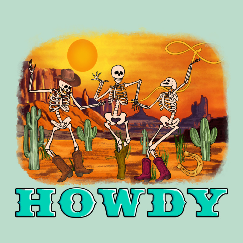 Western Skeleton Premium Hoodie by AdoDesignShop | Teevron