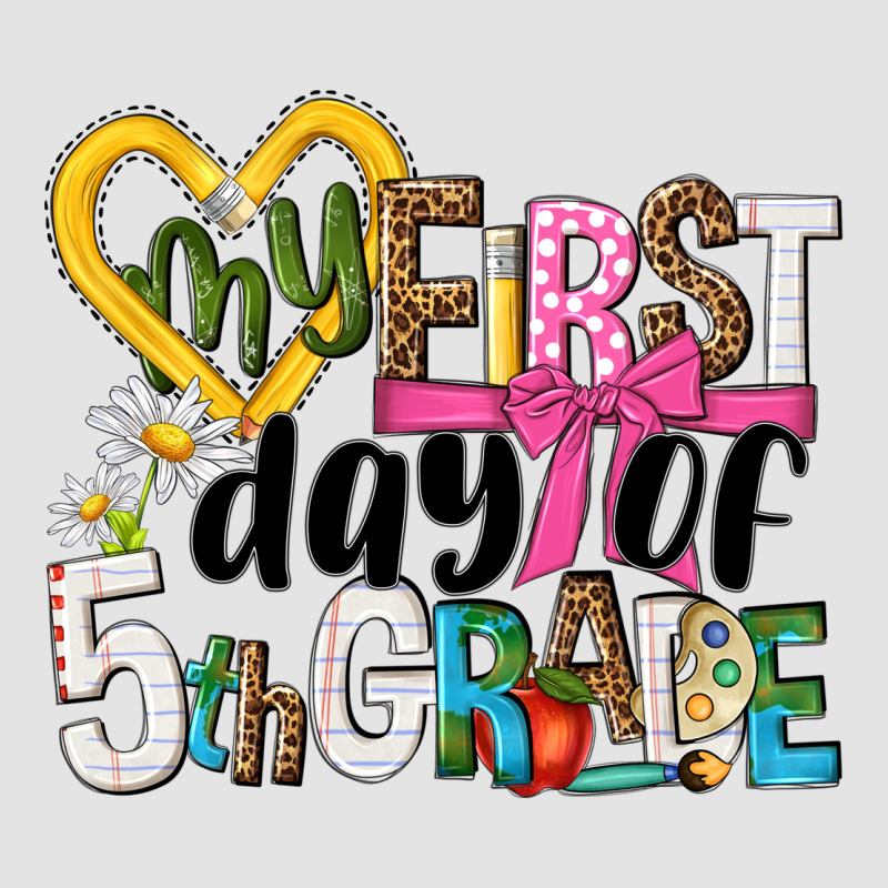 My First Day Of 5th Grade Premium Sweatshirt by NancyCooperArtShop | Teevron