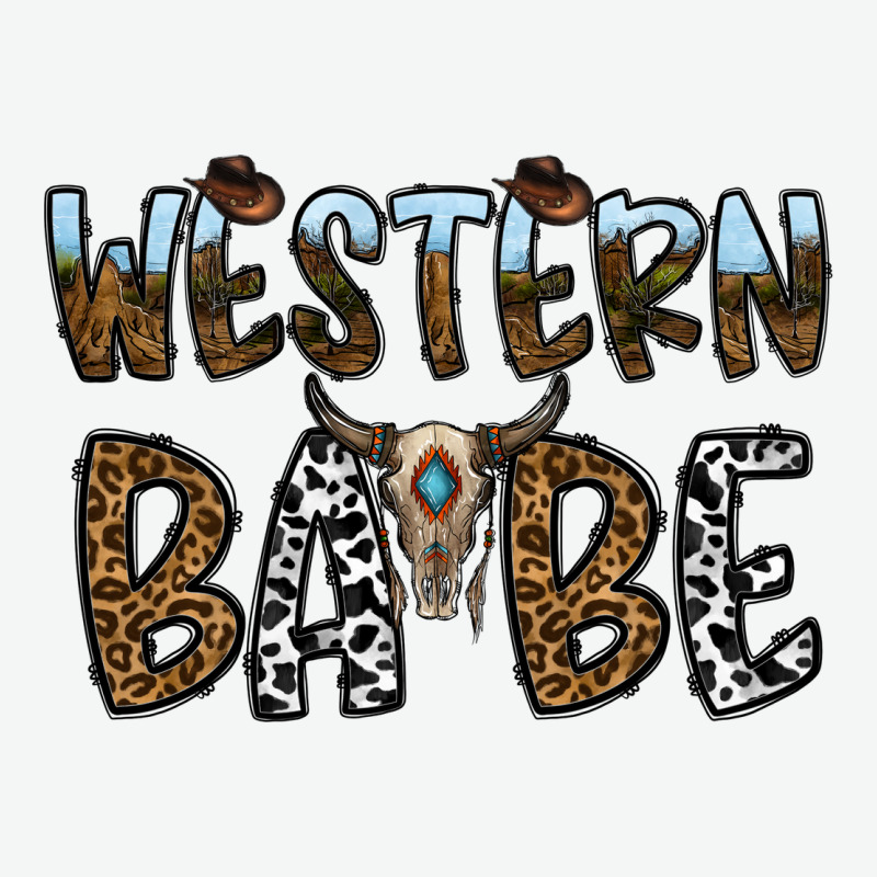Western Babe Urban Heavy Tee by CowhideDigitalArt | Teevron