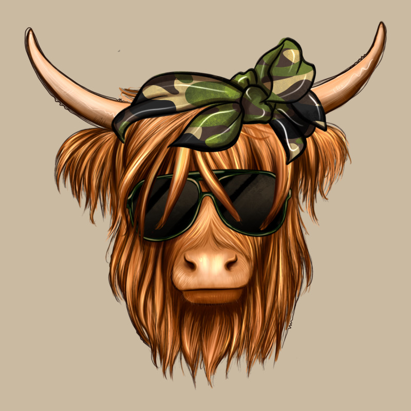 Camouflage Long Haired Cow Long Sleeve Tee by Jasminsmagicworld | Teevron