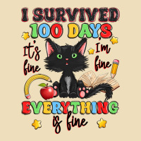 I Survived 100 Days It's Fine I'm Fine Premium Hoodie | Teevron