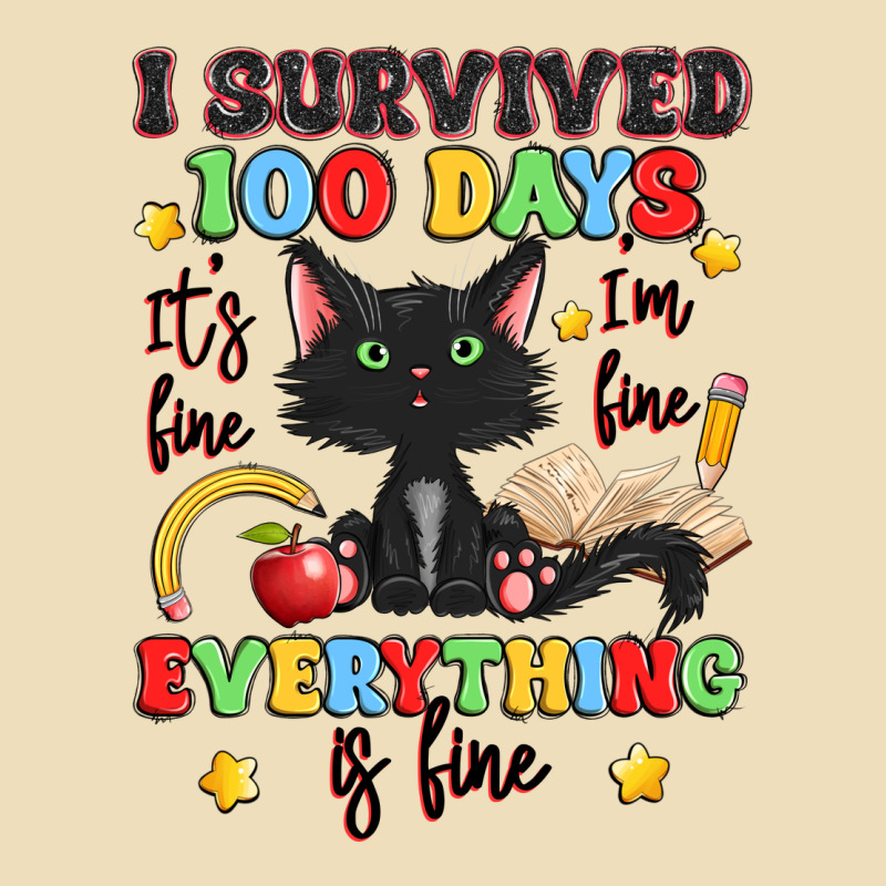I Survived 100 Days It's Fine I'm Fine Premium Hoodie by Artiststas | Teevron
