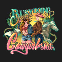 Busy Doing Cowgirl Heavyweight Hoodie | Teevron