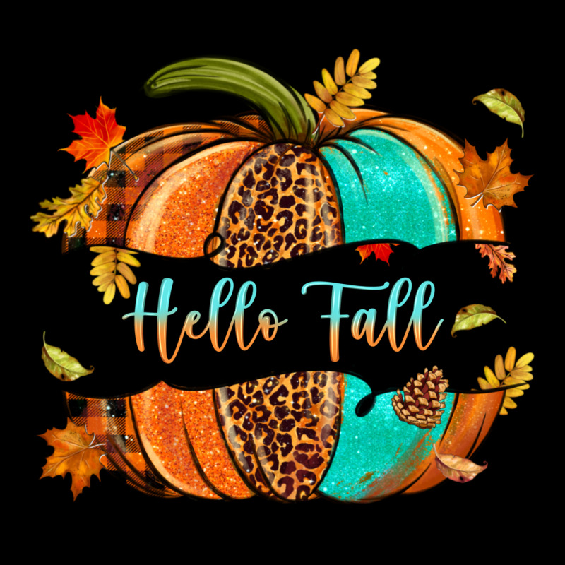 Pumpkin Hello Fall Zipper Hoodie by NancyCooperArtShop | Teevron