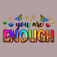 You Are Enough Vintage Hoodie | Teevron