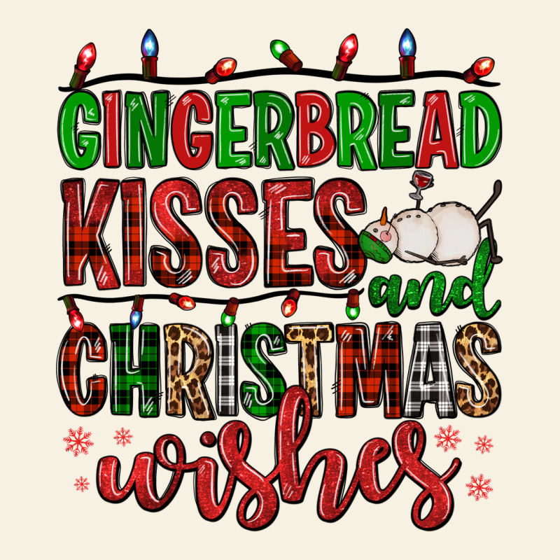 Gingerbread Kisses And Christmas Wishes Vintage Tee by FaDigitalArtStudio | Teevron