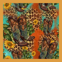 Western Boots And Sunflowers Seamless Pattern Urban Heavy Tee | Teevron