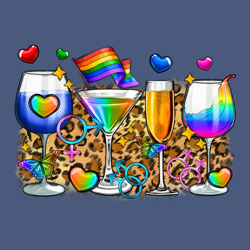 Pride Wine Cups Vintage Hoodie by Zillion Design Studio | Teevron