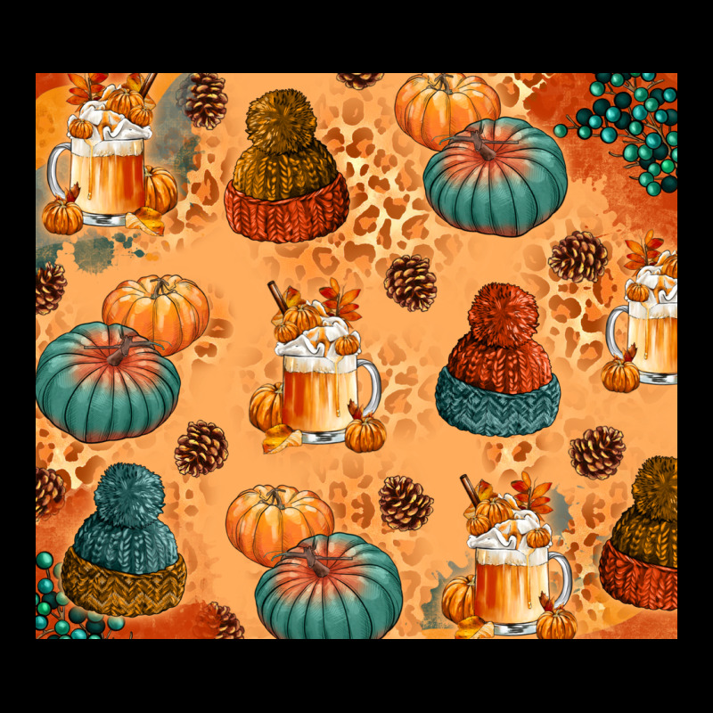 Fall Pumpkins Autumn Coffee Urban Hoodie by texasbilliewilder | Teevron