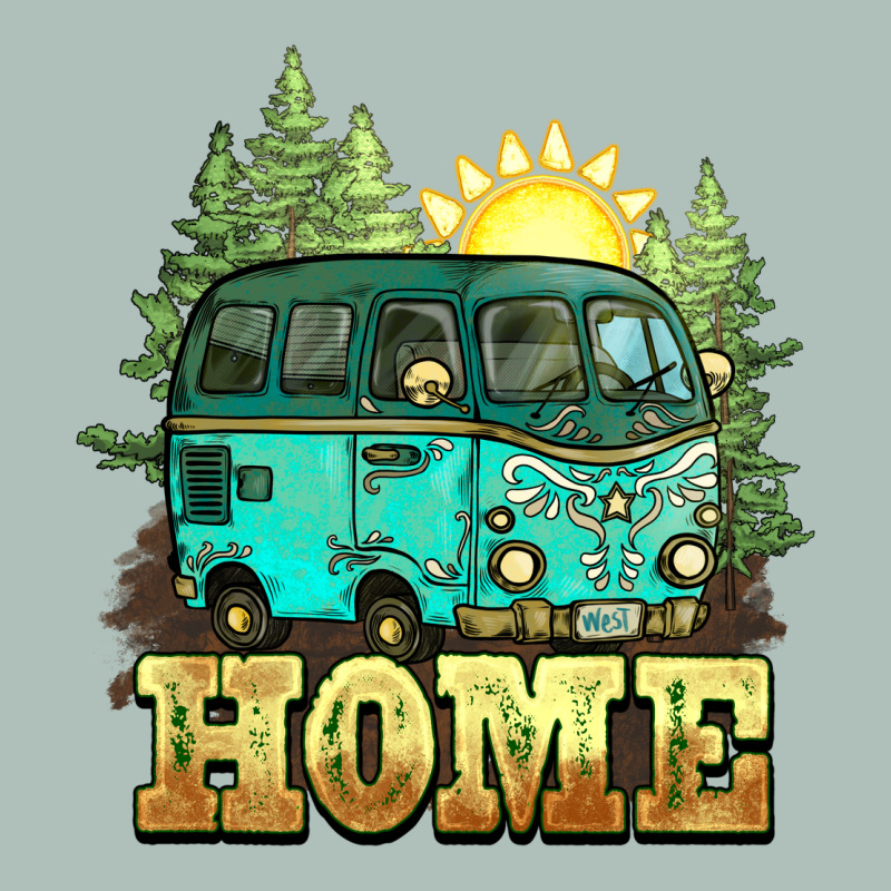 Camping Caravan Home Heavyweight Hoodie by NancyCooperArtShop | Teevron