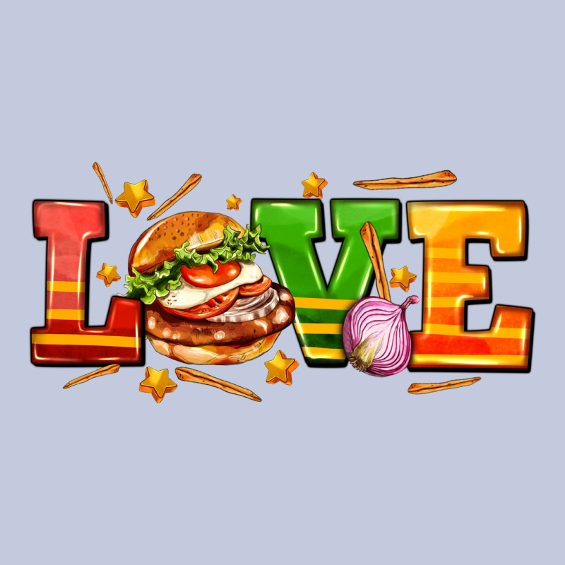 Love With Hamburger Long Sleeve Tee by AdoDesignShop | Teevron