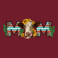 Sunflower Hereford Cattle And Cactus  Mom Zipper Hoodie | Teevron