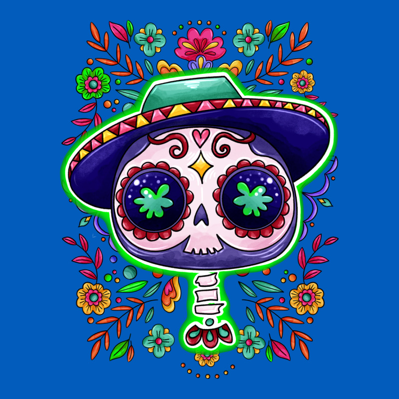 Mexican Day Of Dead Sugar Skull Urban Hoodie by NancyCooperArtShop | Teevron
