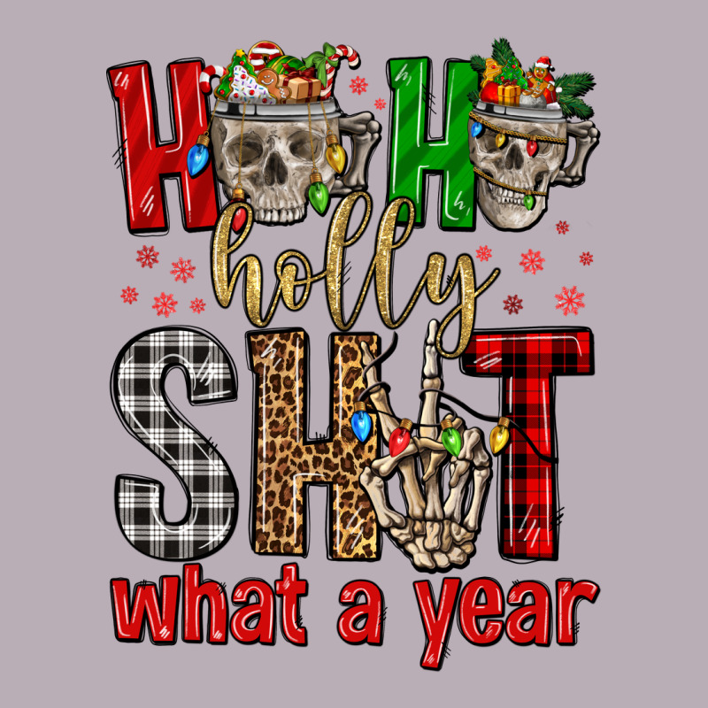 Ho Ho Holly Shit What A Year Vintage Tee by FaDigitalArtStudio | Teevron