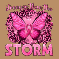 Stronger Than The Storm Breast Cancer Vintage Hoodie | Teevron