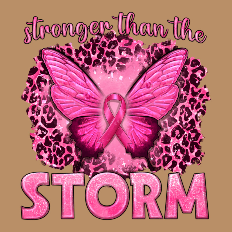 Stronger Than The Storm Breast Cancer Vintage Hoodie by texasbilliewilder | Teevron