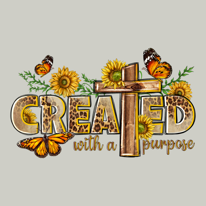 Created With A Purpose With Sunflower And Butterfl Heavyweight Hoodie by NancyCooperArtShop | Teevron