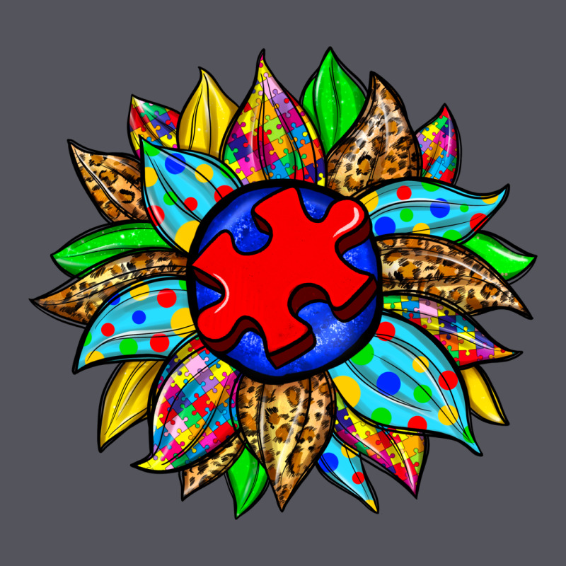 Autism Sunflower Vintage Hoodie by Zillion Design Studio | Teevron