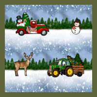 Christmas Snow Truck Seamless Pattern Classic Tee | Teevron