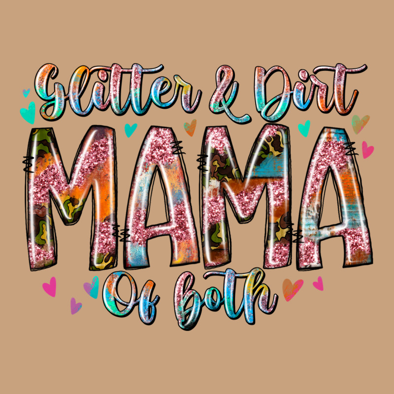 Glitter And Dirt Mama Of Both Vintage Tee by RacoonDesign | Teevron