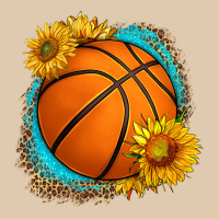 Western Basketball With Sunflower Heavyweight Sweatshirt | Teevron
