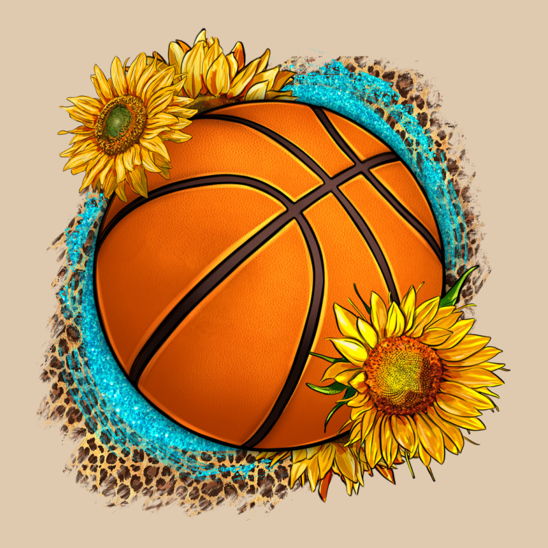 Western Basketball With Sunflower Heavyweight Sweatshirt by HRA Design Shop | Teevron
