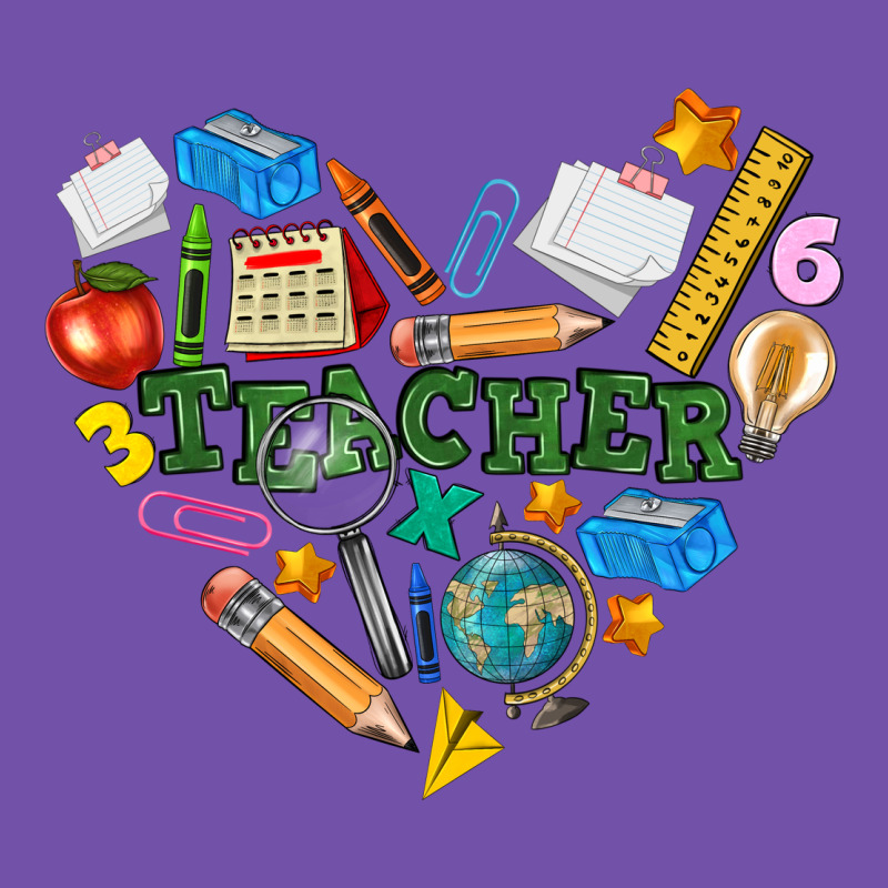 Teacher Heart Premium Sweatshirt by NancyCooperArtShop | Teevron