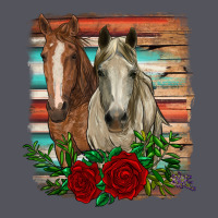 Horses With Roses Vintage Hoodie | Teevron