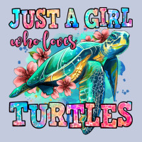 Just A Girl Who Loves Turtles Long Sleeve Tee | Teevron