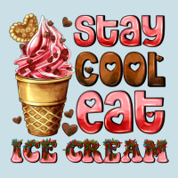 Stay Cool Eat Ice Cream Ladies Tee | Teevron