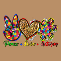 Peace Love Autism Vintage Hoodie | Teevron