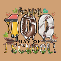 Happy 100 Day Of School American Football Baseball Vintage Tee | Teevron