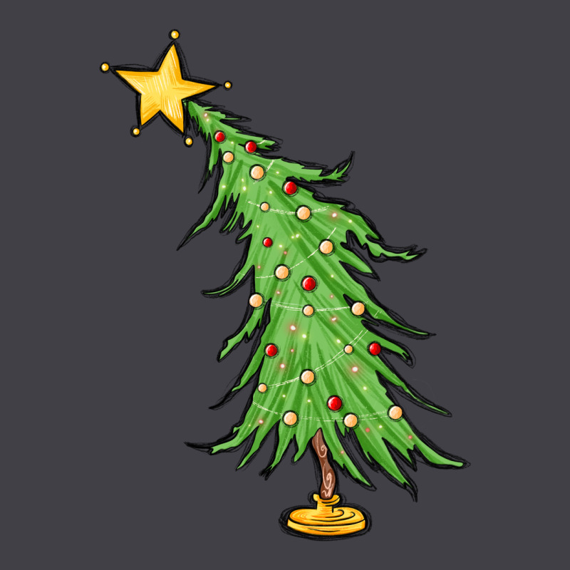 Trendy Christmas Tree Heavyweight Hoodie by MaliasSmallBusiness | Teevron