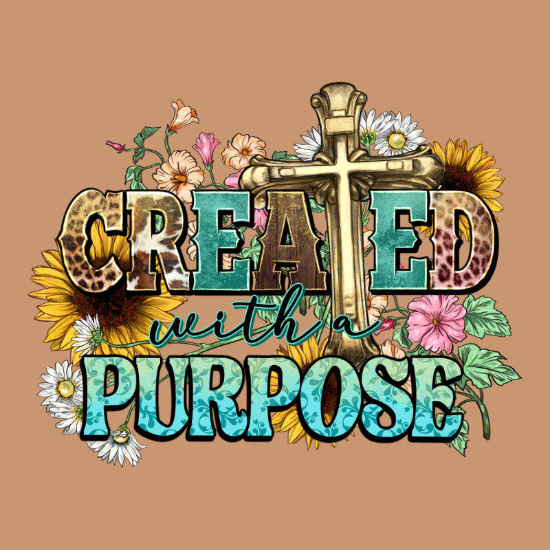 Created With A Purpose Heavyweight Hoodie by NancyCooperArtShop | Teevron