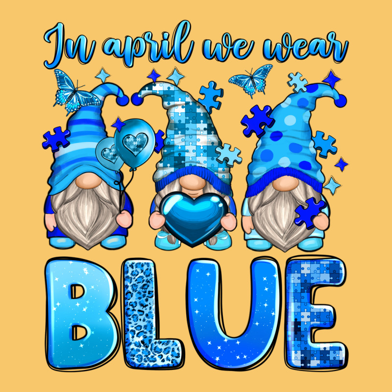 In April We Wear Blue Autism Gnomes Vintage Hoodie by Zillion Design Studio | Teevron