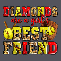 Diamonds Are A Girl's Best Friend Softball Vintage Hoodie | Teevron