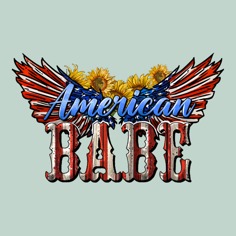 American Babe With Sunflowers Zipper Hoodie by LillyAllenDesigns | Teevron