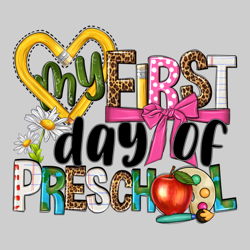My First Day Of Preschool Premium Sweatshirt by NancyCooperArtShop | Teevron