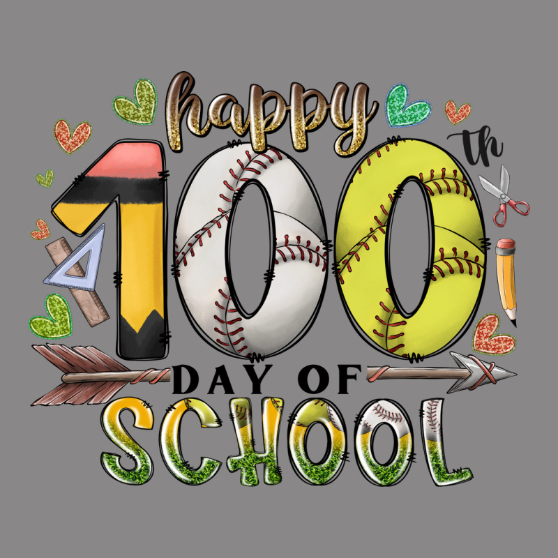 Happy 100 Day Of School Vintage Tee by RacoonDesign | Teevron