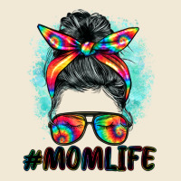 Tie Dye Momlife Messy Bun Premium Tee | Teevron