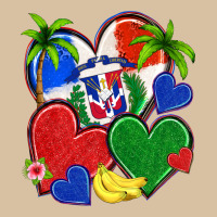 Dominican Repuclic Hearts Heavyweight Hoodie | Teevron