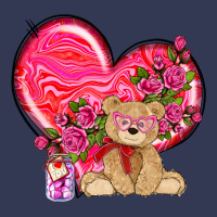 Valentines Heart With Bear Heavyweight Hoodie | Teevron