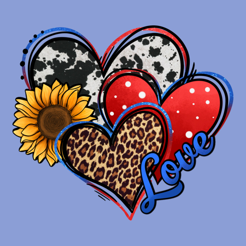4th Of July American Hearts Long Sleeve Tee by Jasminsmagicworld | Teevron