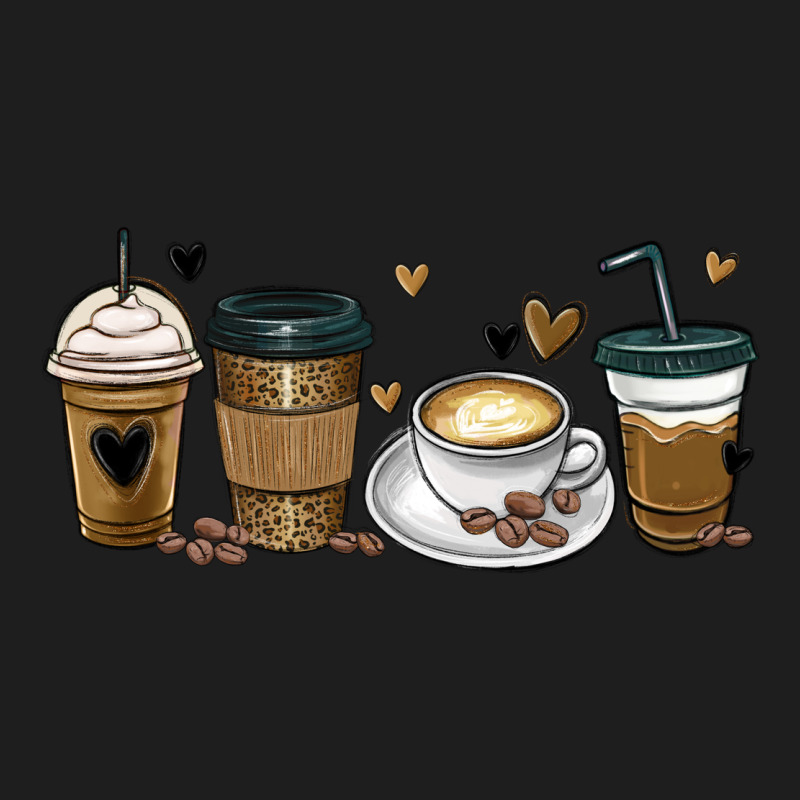 Coffee Latte Coffee Cups Heavyweight Hoodie by MaliasSmallBusiness | Teevron