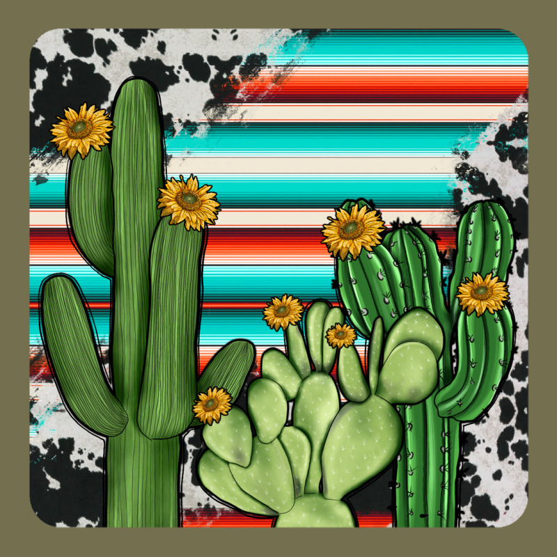 Cactus Cowhide Coaster Vintage Hoodie by JahusDesignShop | Teevron