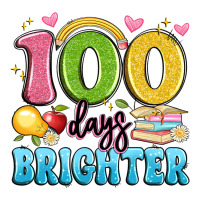100 Days Brighter Premium Hoodie | Teevron