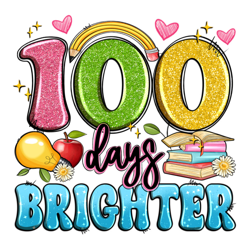 100 Days Brighter Premium Hoodie by Artiststas | Teevron