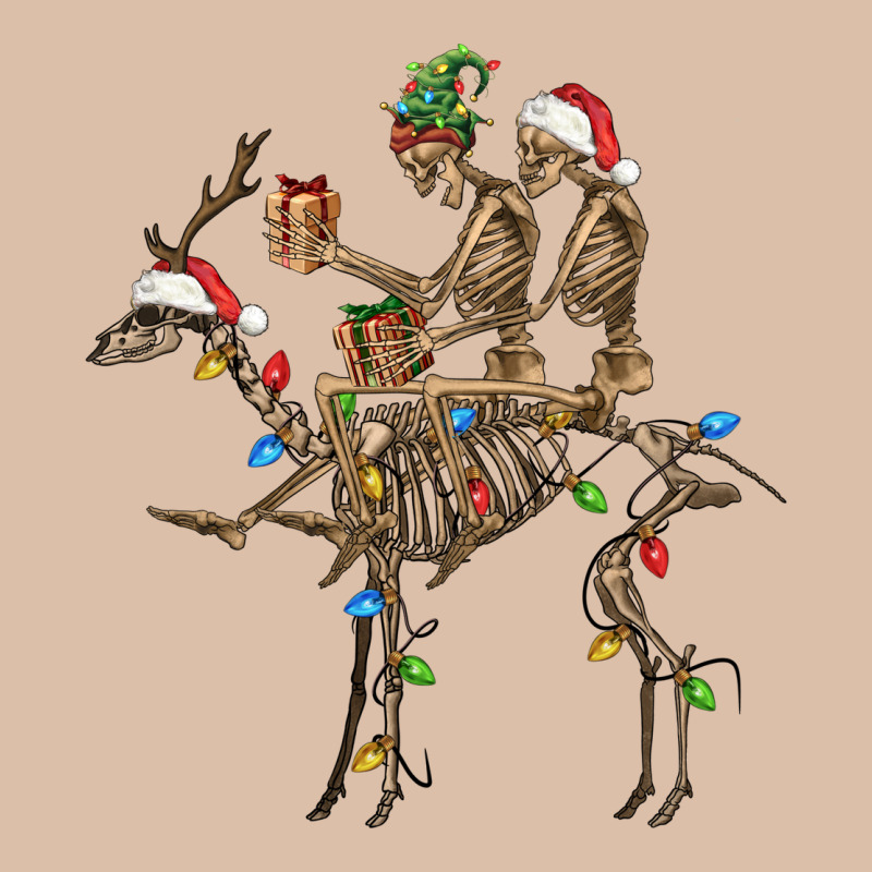 Christmas Deer And Skeletons Urban Heavy Tee by FaDigitalArtStudio | Teevron