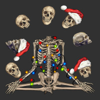 Christmas Human Skeleton And Skulls Urban Heavy Tee | Teevron